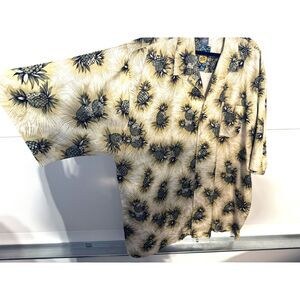 Vintage 100% Silk Aloha Hawaiian Shirt 4XT